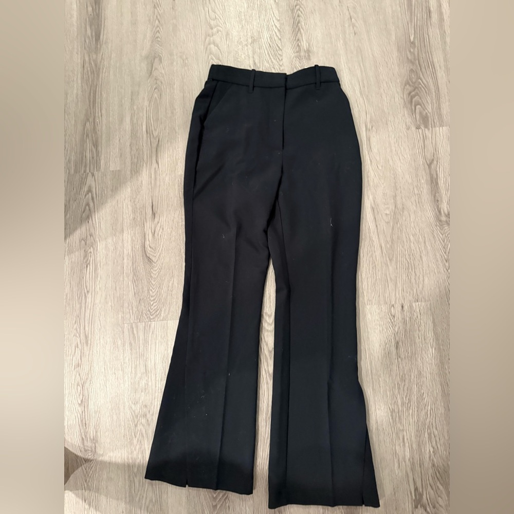 Abercrombie & Fitch Midnight Black Flare Trousers